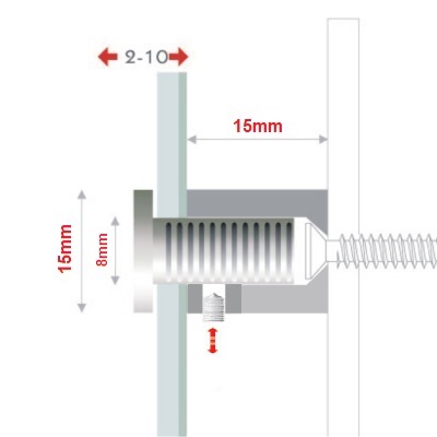 Entretoise avec verrouillage